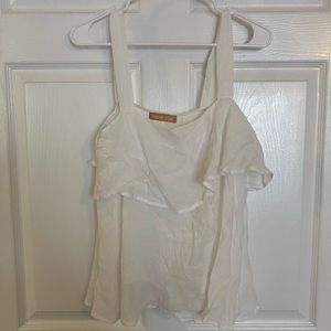 White flowy tank